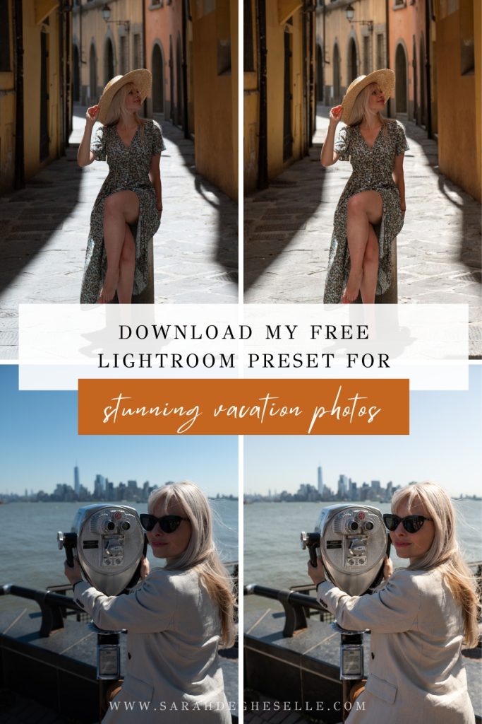 Download my free lightroom presets for stunning vacation photos