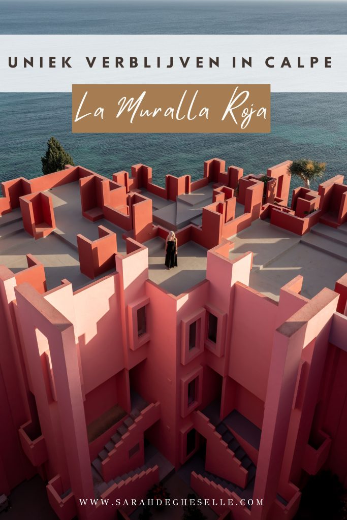 Uniek verblijven in Calpe: La Muralla Roja