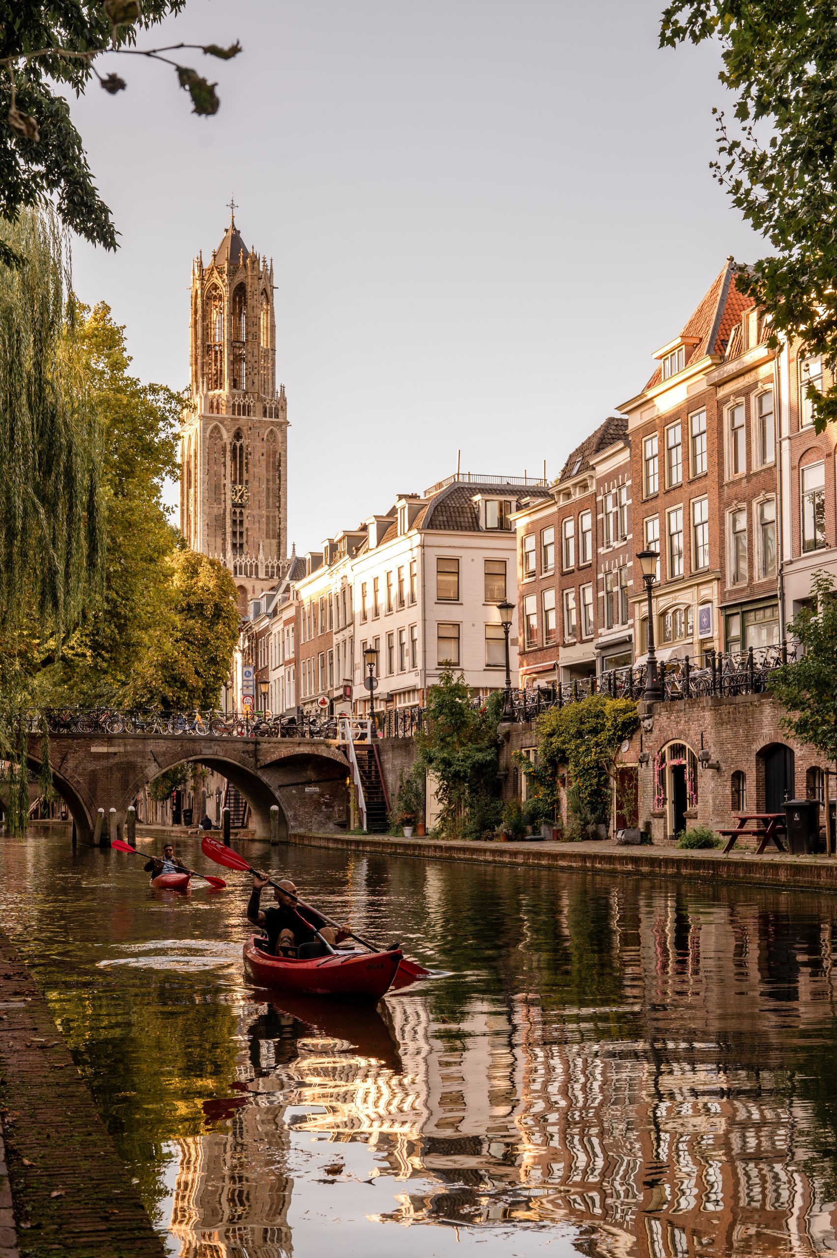 Utrecht by canoe, Utrecht, The Netherlands